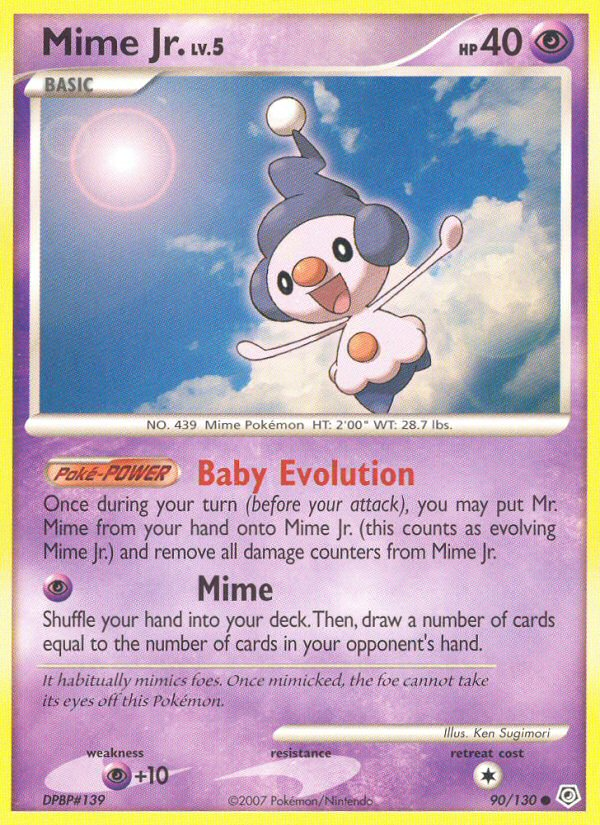 Mime Jr. (90/130) [Diamond & Pearl: Base Set] | Tables and Towers