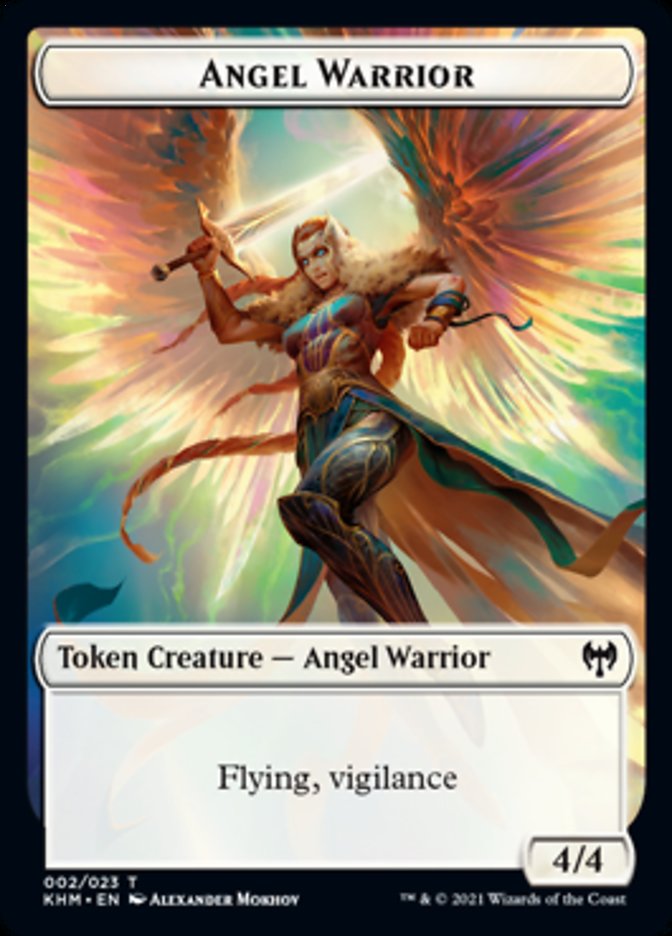 Angel Warrior Token [Kaldheim Tokens] | Tables and Towers