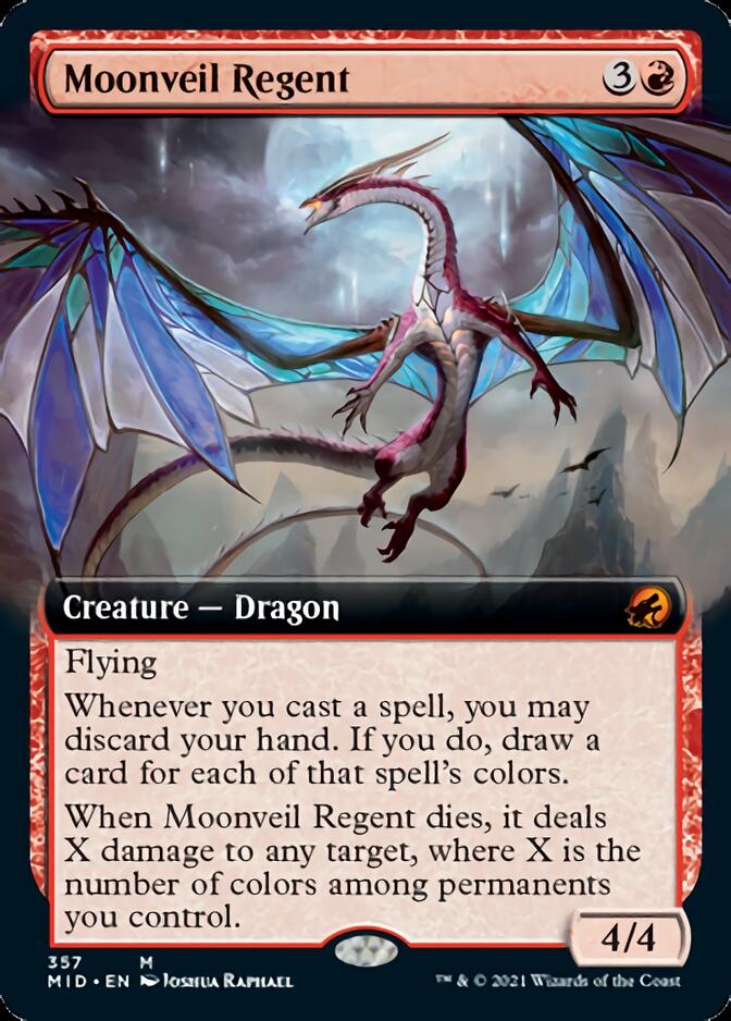 Moonveil Regent (Extended Art) [Innistrad: Midnight Hunt] | Tables and Towers