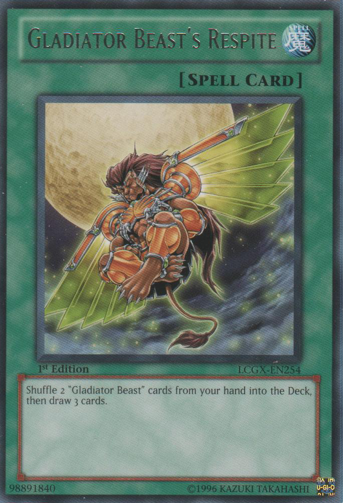 Gladiator Beast's Respite [LCGX-EN254] Rare | Tables and Towers