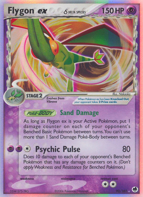 Flygon ex (92/101) (Delta Species) [EX: Dragon Frontiers] | Tables and Towers