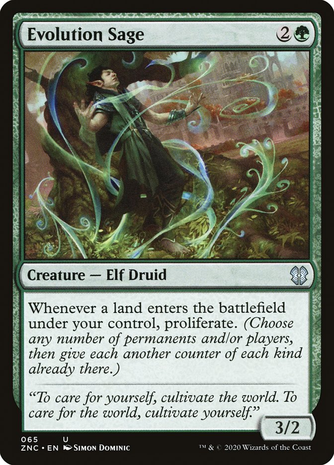Evolution Sage [Zendikar Rising Commander] | Tables and Towers