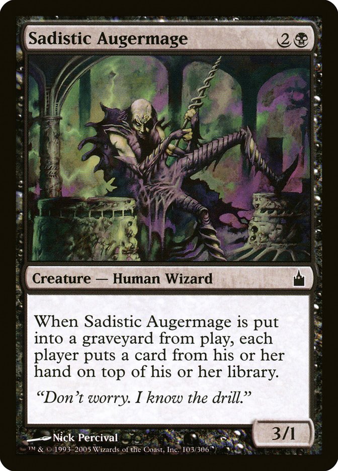 Sadistic Augermage [Ravnica: City of Guilds] | Tables and Towers