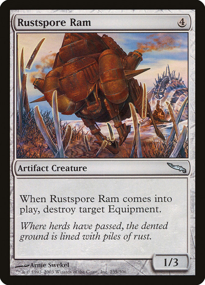 Rustspore Ram [Mirrodin] | Tables and Towers