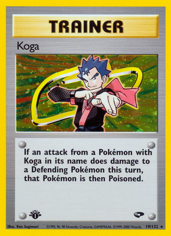 Koga (19/132) [Gym Challenge 1st Edition] | Tables and Towers