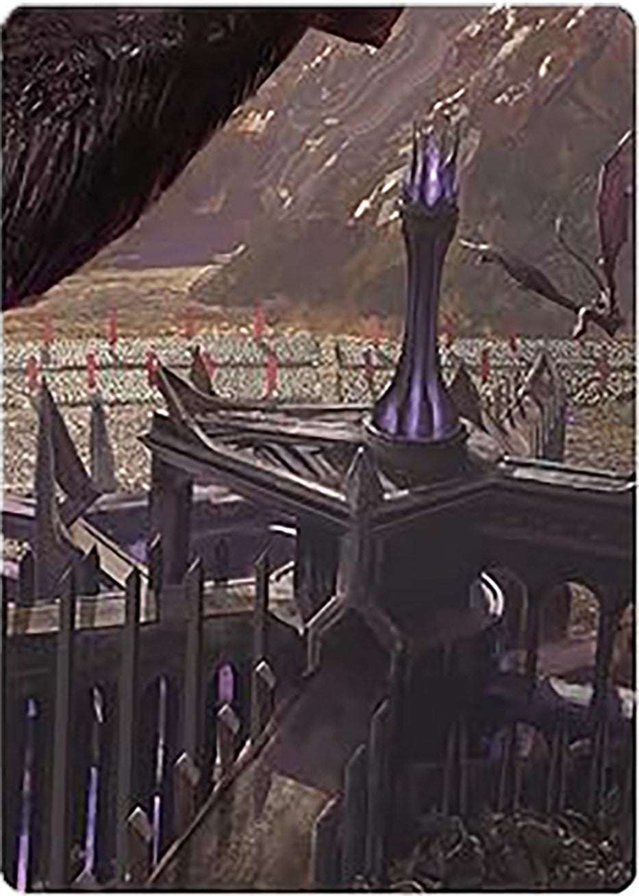 Minas Morgul, Dark Fortress Art Card [The Lord of the Rings: Tales of Middle-earth Art Series] | Tables and Towers