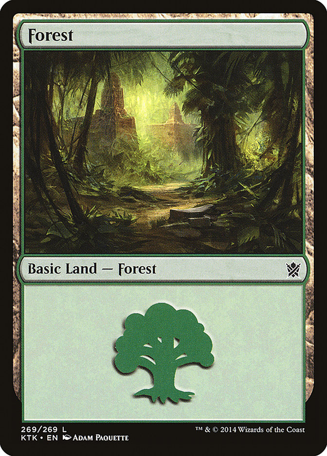 Forest (269) [Khans of Tarkir] | Tables and Towers