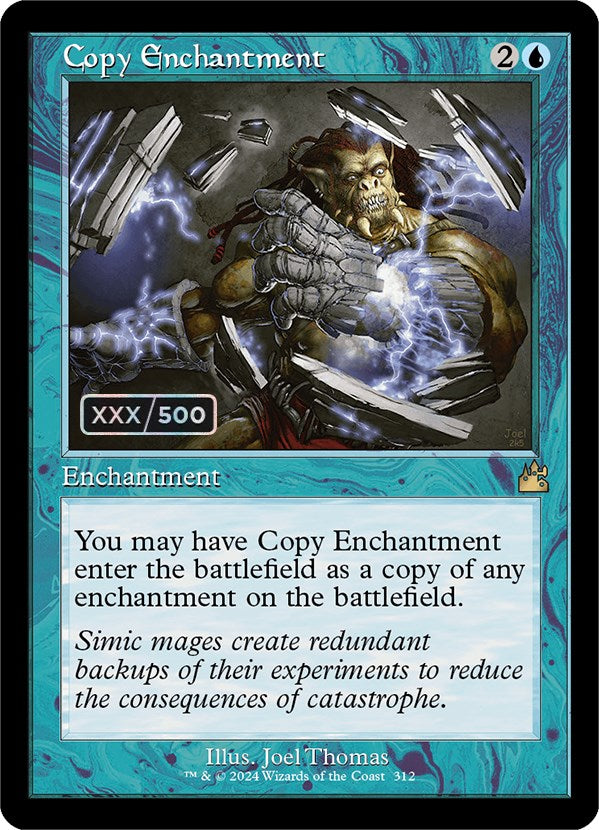 Copy Enchantment (Retro) (Serialized) [Ravnica Remastered] | Tables and Towers