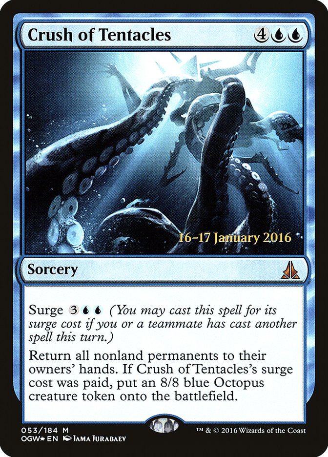 Crush of Tentacles [Oath of the Gatewatch Prerelease Promos] | Tables and Towers