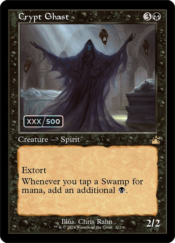 Crypt Ghast (Retro) (Serialized) [Ravnica Remastered] | Tables and Towers