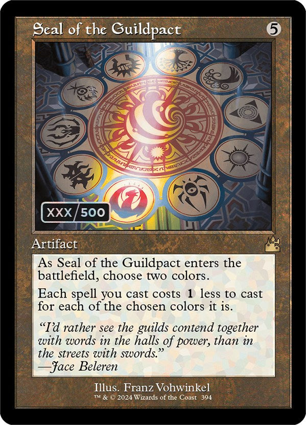 Seal of the Guildpact (Retro) (Serialized) [Ravnica Remastered] | Tables and Towers