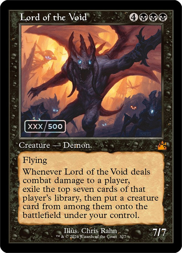 Lord of the Void (Retro) (Serialized) [Ravnica Remastered] | Tables and Towers