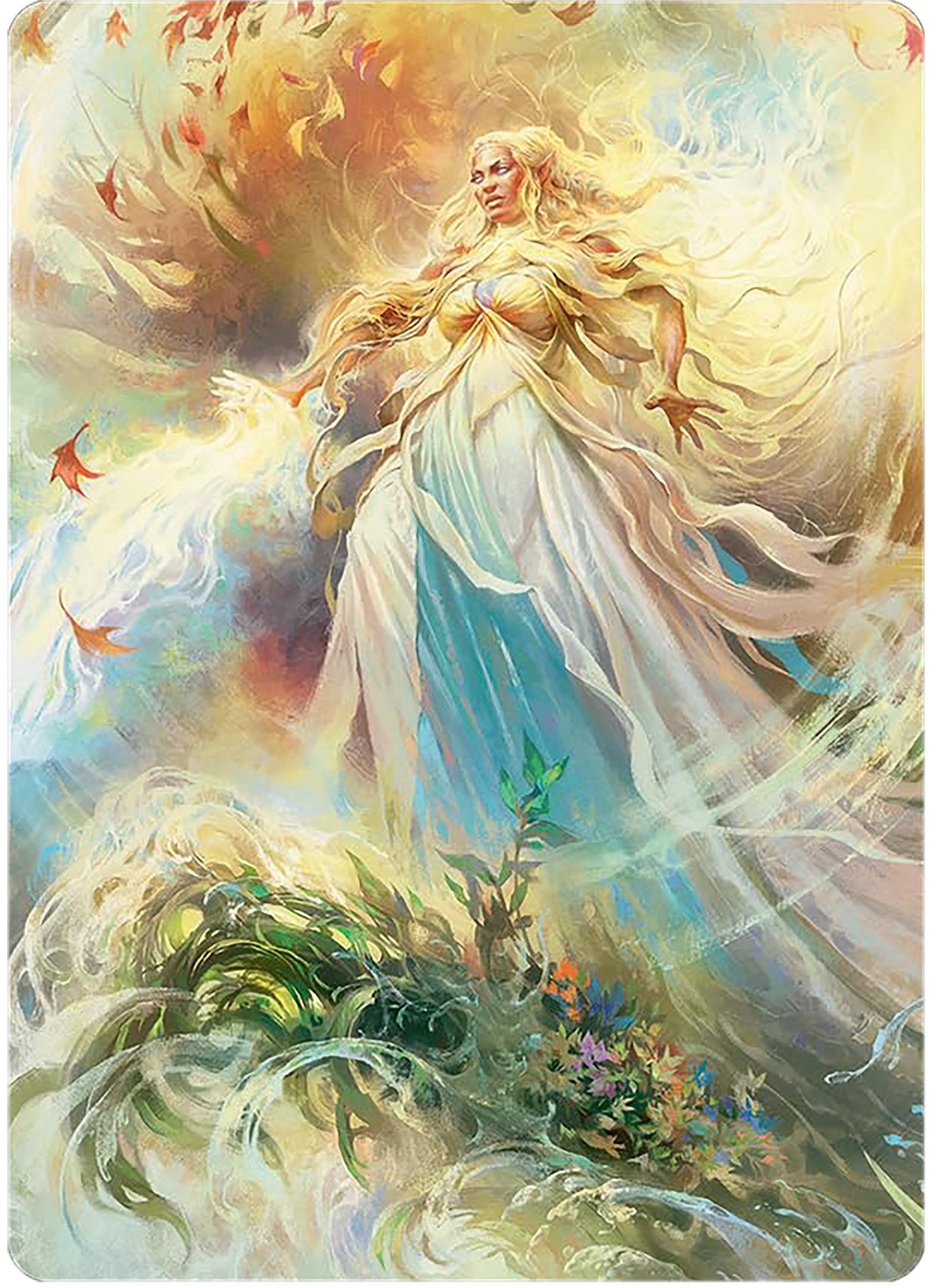 Galadriel, Light of Valinor Art Card [The Lord of the Rings: Tales of Middle-earth Art Series] | Tables and Towers