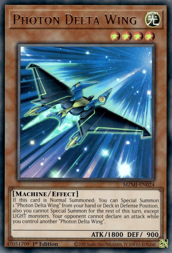 Photon Delta Wing [MZMI-EN024] Ultra Rare | Tables and Towers