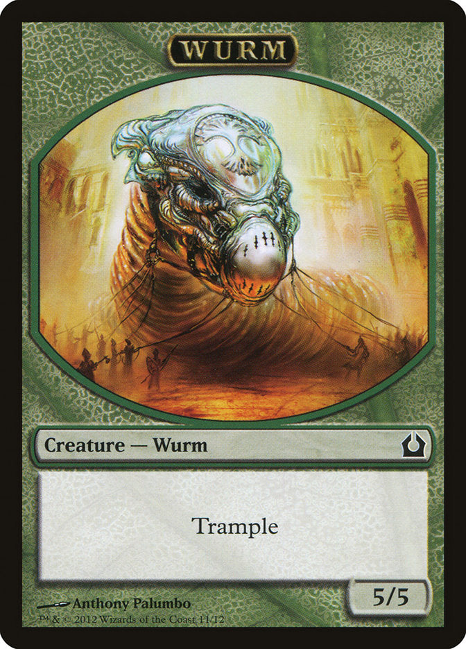 Wurm Token [Return to Ravnica Tokens] | Tables and Towers