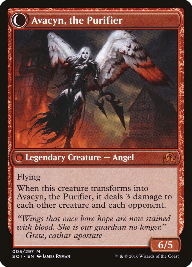 Archangel Avacyn // Avacyn, the Purifier [Shadows over Innistrad] | Tables and Towers