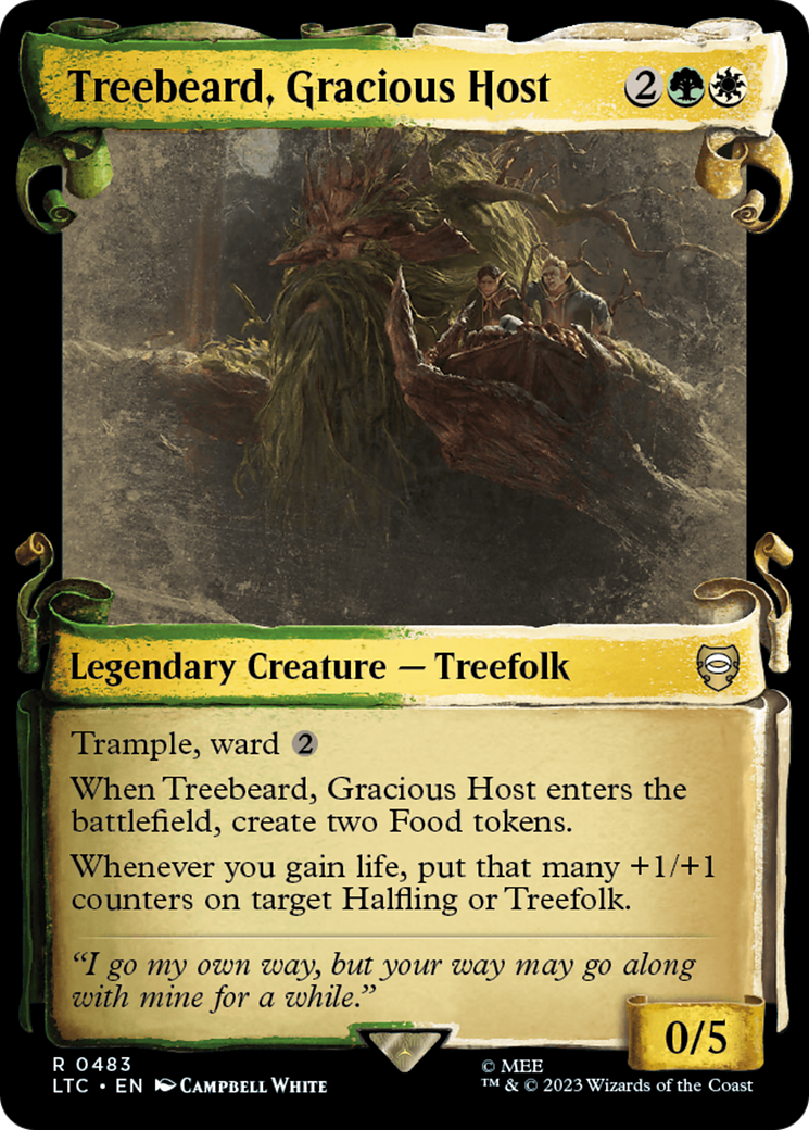 Treebeard, Gracious Host [The Lord of the Rings: Tales of Middle-Earth Commander Showcase Scrolls] | Tables and Towers