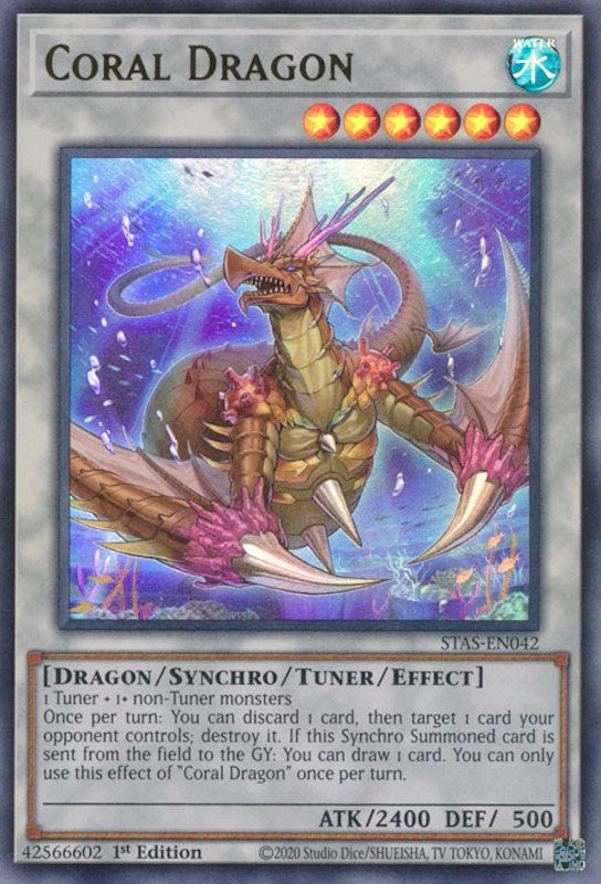 Coral Dragon [STAS-EN042] Ultra Rare | Tables and Towers