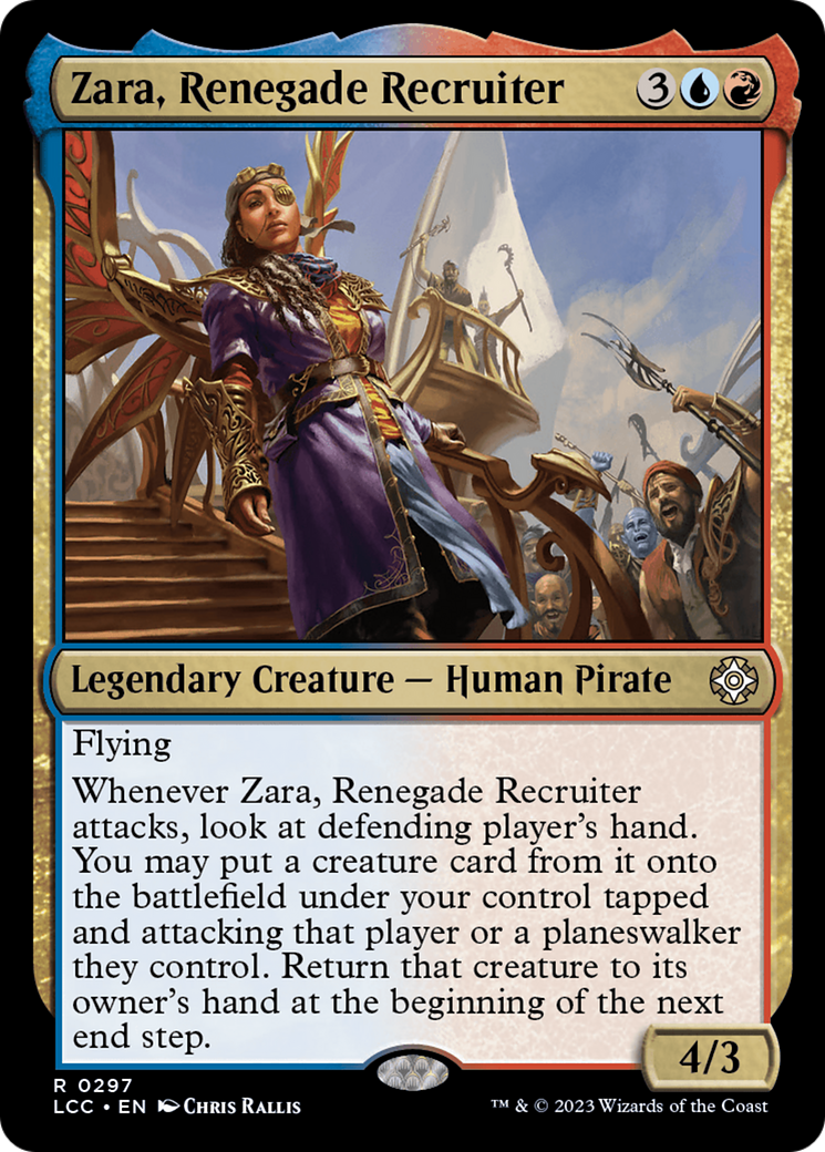 Zara, Renegade Recruiter [The Lost Caverns of Ixalan Commander] | Tables and Towers