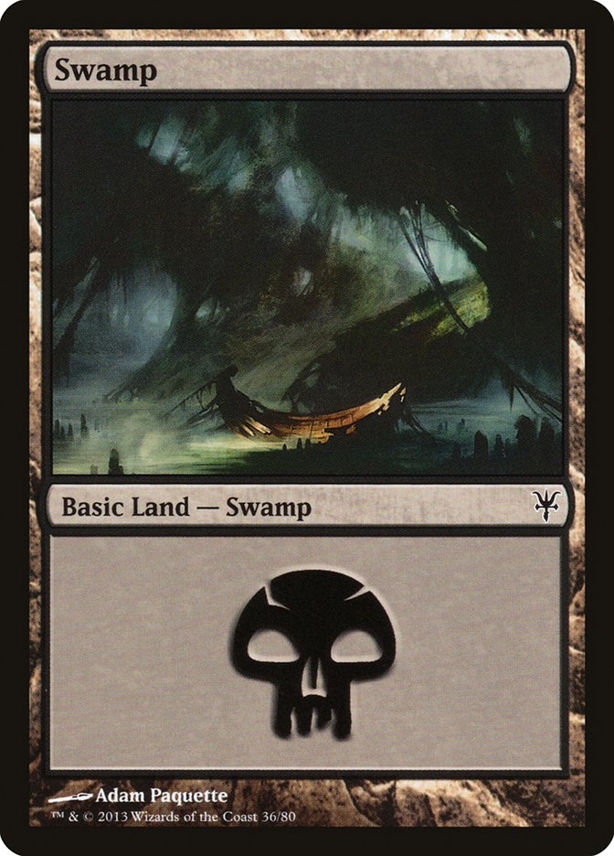 Swamp (36) [Duel Decks: Sorin vs. Tibalt] | Tables and Towers