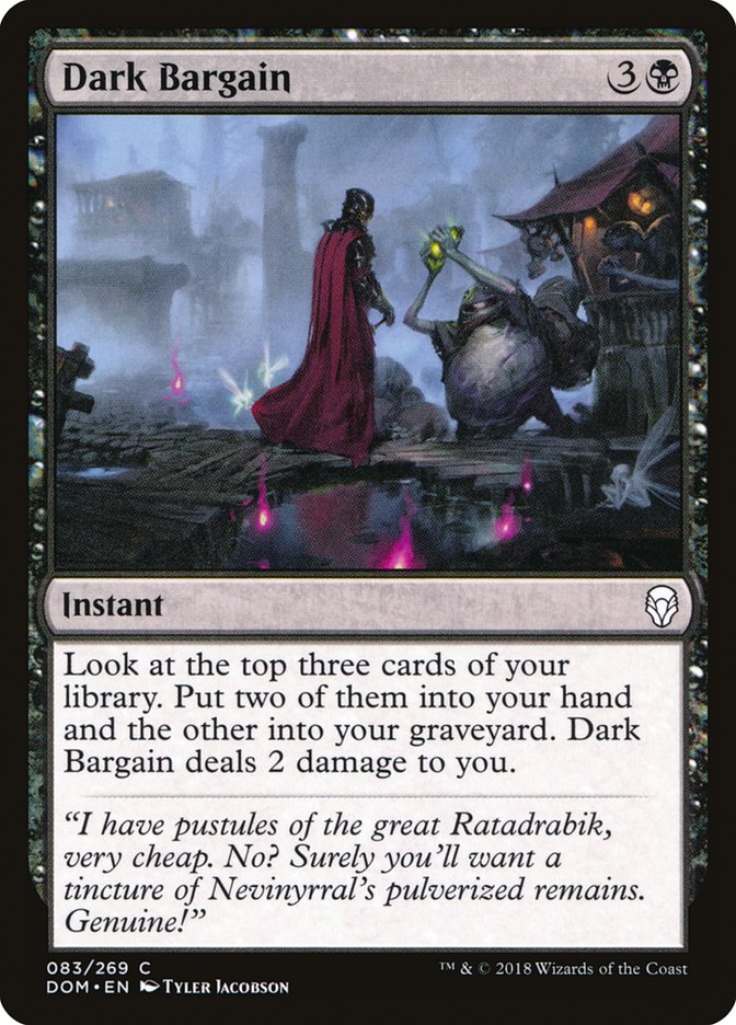 Dark Bargain [Dominaria] | Tables and Towers