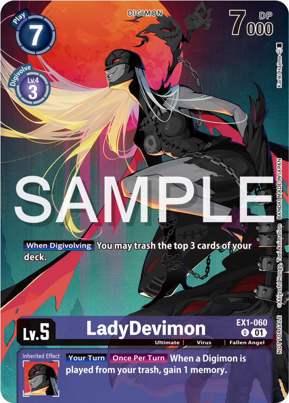 LadyDevimon [EX1-060] (Digimon Illustration Competition Pack 2023) [Classic Collection Promos] | Tables and Towers