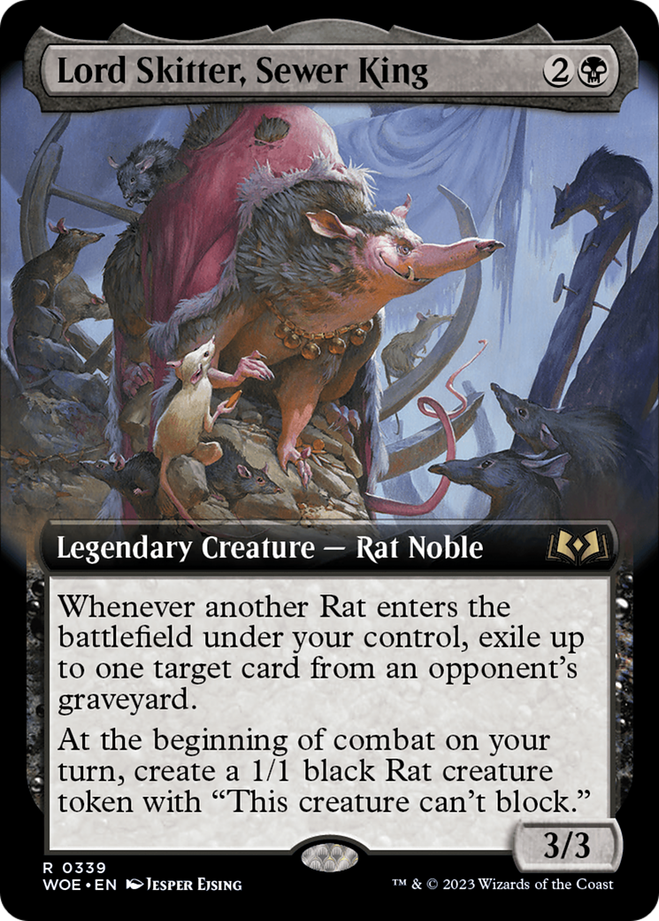 Lord Skitter, Sewer King (Extended Art) [Wilds of Eldraine] | Tables and Towers