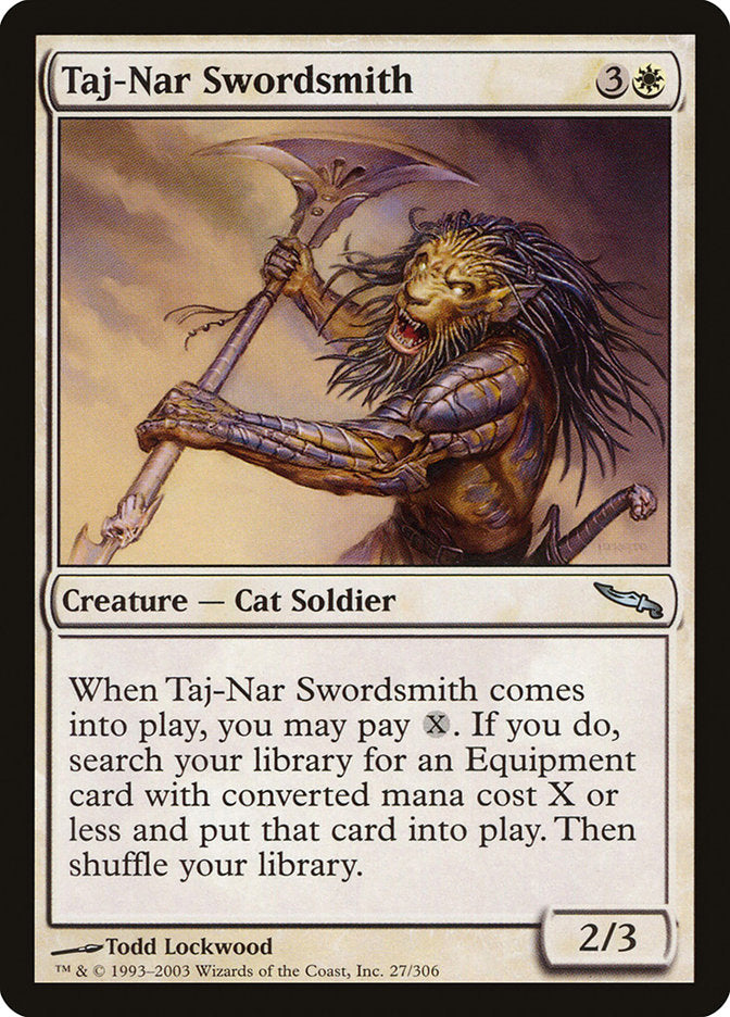 Taj-Nar Swordsmith [Mirrodin] | Tables and Towers