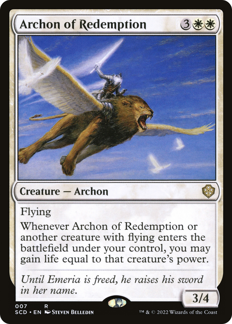 Archon of Redemption [Starter Commander Decks] | Tables and Towers