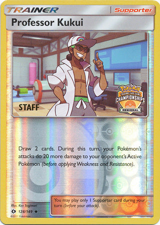 Professor Kukui (128/149) (Regional Championship Promo Staff) [Sun & Moon: Base Set] | Tables and Towers