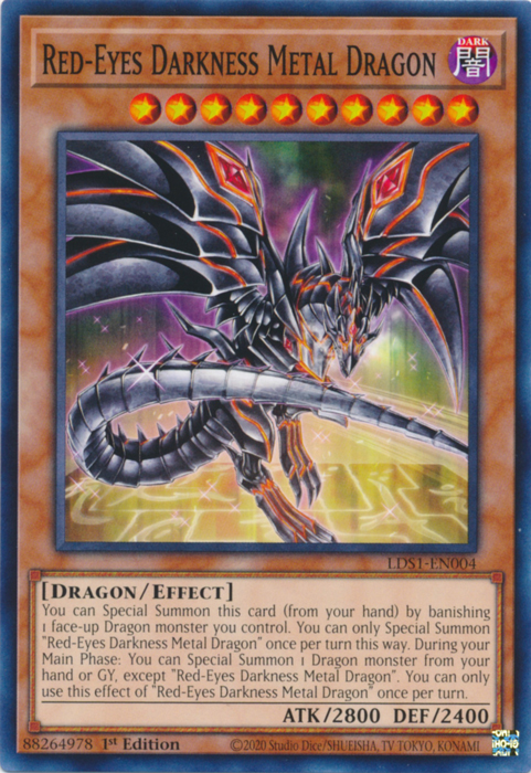 Red-Eyes Darkness Metal Dragon [LDS1-EN004] Common | Tables and Towers