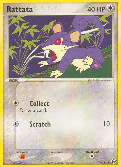 Rattata (77/112) [EX: FireRed & LeafGreen] | Tables and Towers