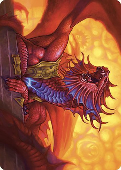 Niv-Mizzet, Guildpact Art Card (44/49) [Murders at Karlov Manor Art Series] | Tables and Towers