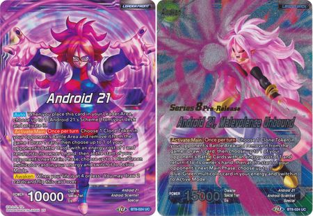 Android 21 // Android 21, Malevolence Unbound (BT8-024_PR) [Malicious Machinations Prerelease Promos] | Tables and Towers