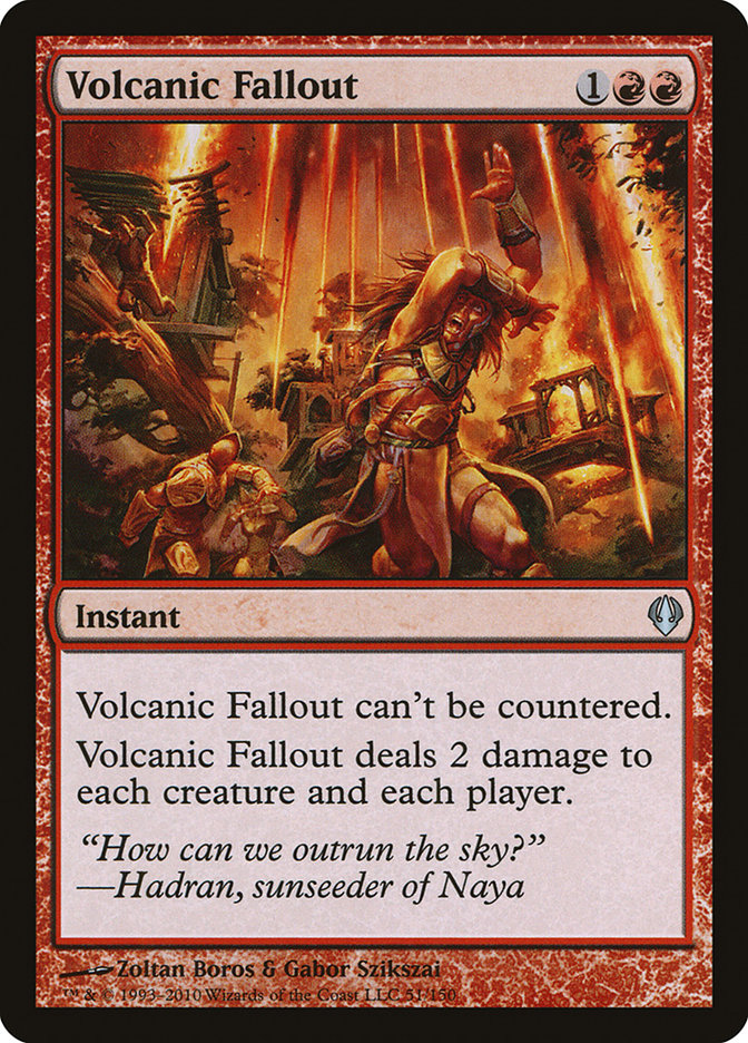 Volcanic Fallout [Archenemy] | Tables and Towers