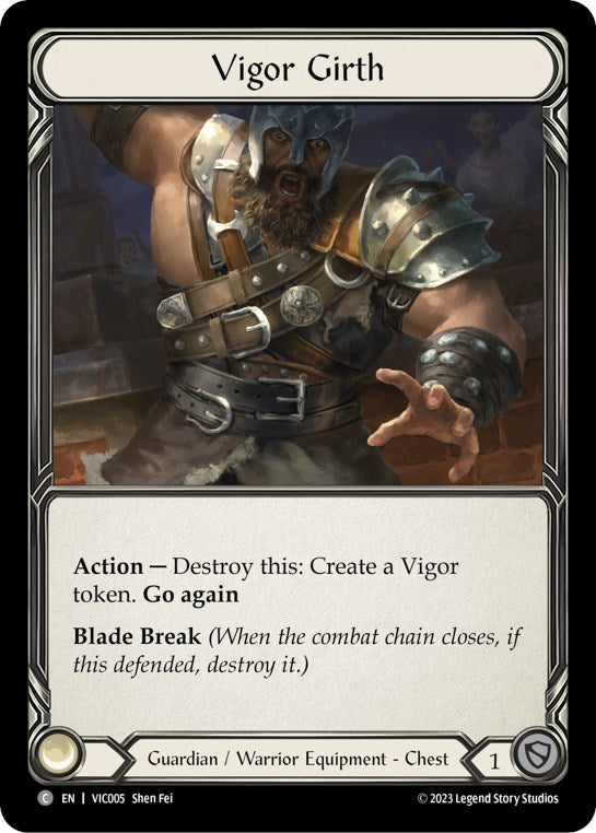 Vigor Girth [VIC005] (Heavy Hitters Victor Blitz Deck) | Tables and Towers