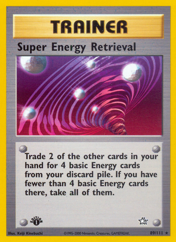 Super Energy Retrieval (89/111) [Neo Genesis 1st Edition] | Tables and Towers