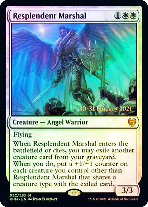 Resplendent Marshal [Kaldheim Prerelease Promos] | Tables and Towers