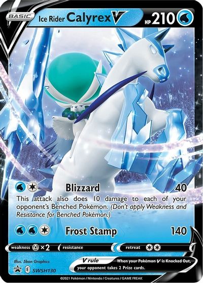 Ice Rider Calyrex V (SWSH130) [Sword & Shield: Black Star Promos] | Tables and Towers