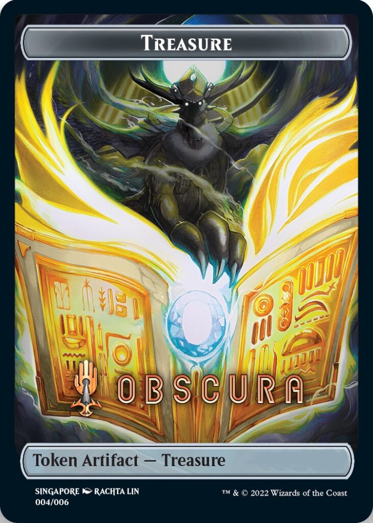 Treasure Token (Obscura) (Southeast Asia Artists) [Streets of New Capenna Tokens] | Tables and Towers