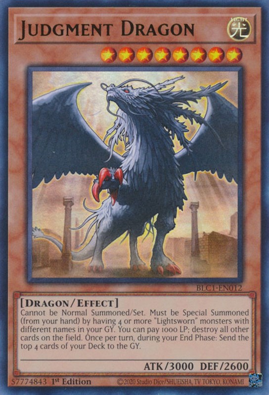 Judgment Dragon [BLC1-EN012] Ultra Rare | Tables and Towers