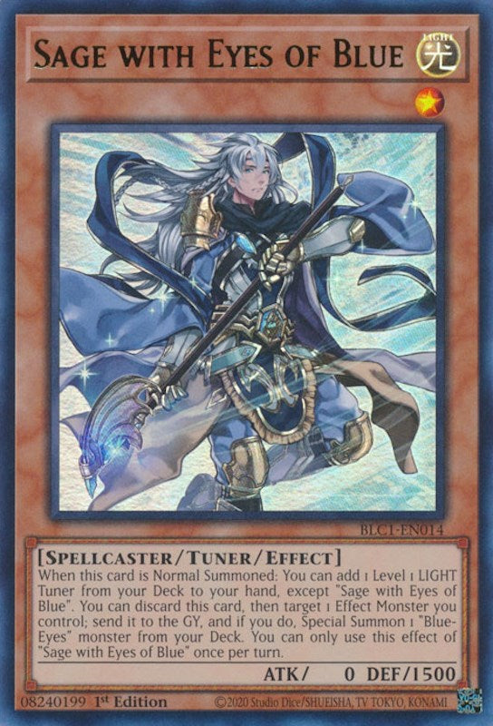 Sage with Eyes of Blue [BLC1-EN014] Ultra Rare | Tables and Towers