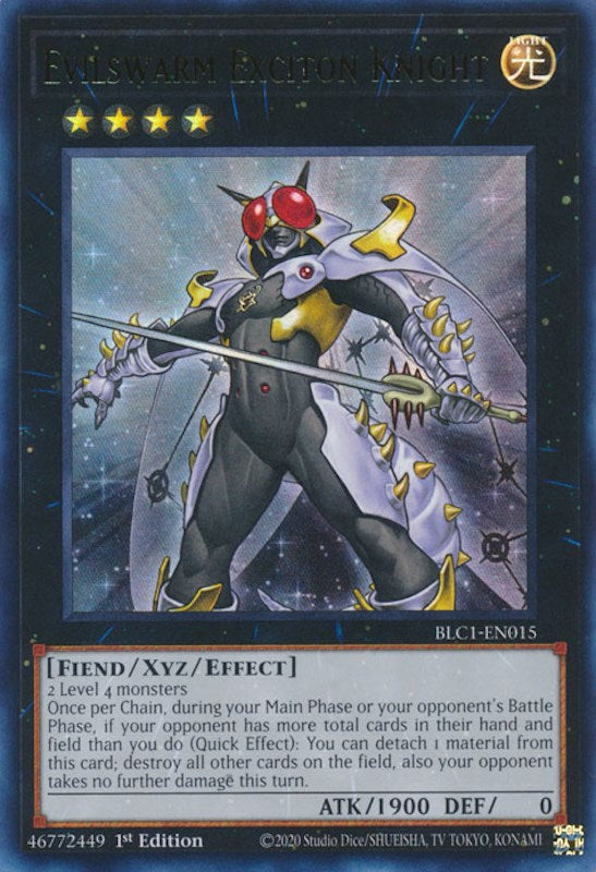 Evilswarm Exciton Knight [BLC1-EN015] Ultra Rare | Tables and Towers