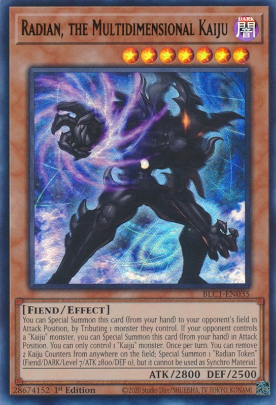 Radian, the Multidimensional Kaiju [BLC1-EN035] Ultra Rare | Tables and Towers