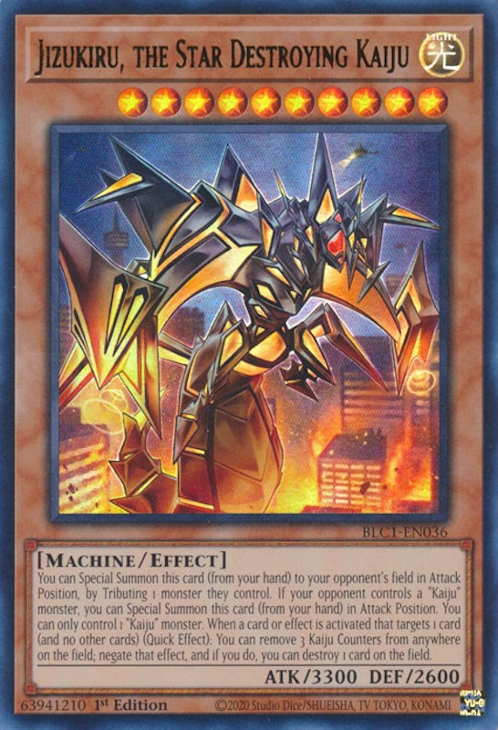 Jizukiru, the Star Destroying Kaiju [BLC1-EN036] Ultra Rare | Tables and Towers