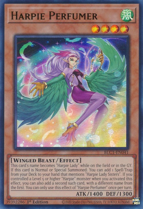 Harpie Perfumer [BLC1-EN041] Ultra Rare | Tables and Towers