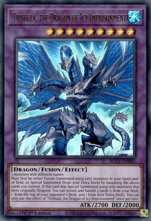 Trishula, the Dragon of Icy Imprisonment [BLC1-EN045] Ultra Rare | Tables and Towers