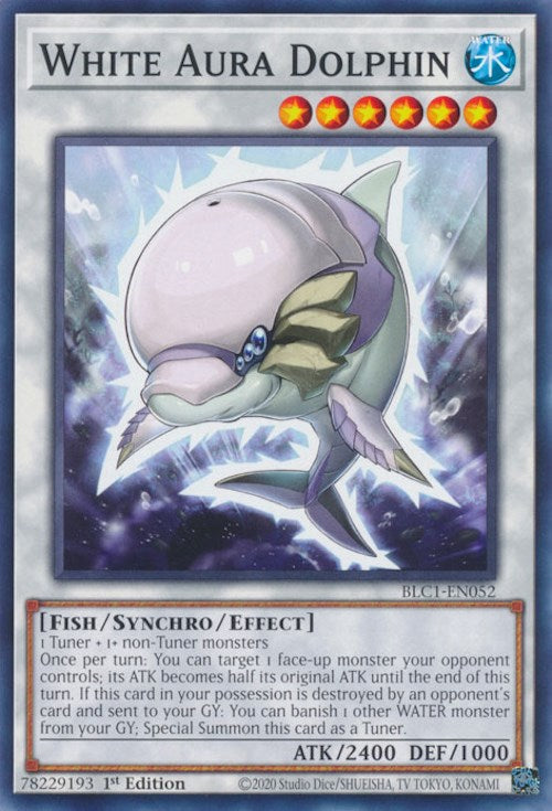 White Aura Dolphin [BLC1-EN052] Common | Tables and Towers