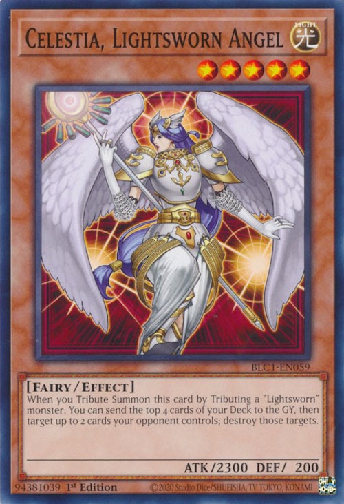 Celestia, Lightsworn Angel [BLC1-EN059] Common | Tables and Towers