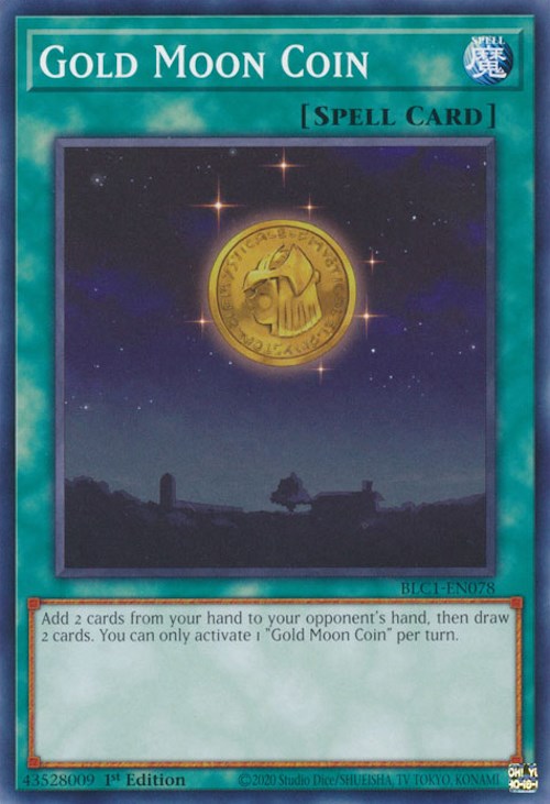 Gold Moon Coin [BLC1-EN078] Common | Tables and Towers